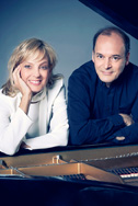 Canadian pianists Louis Lortie and Hélène Mercier 